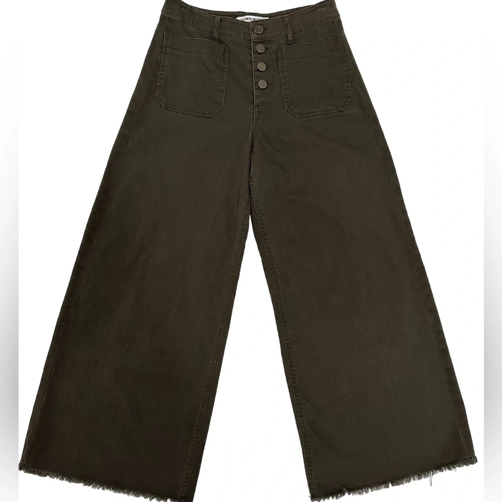 Elizabeth and James Carmine Cropped
Button Fly Wide Leg Jeans Size 26. C… - Picture 3 of 15